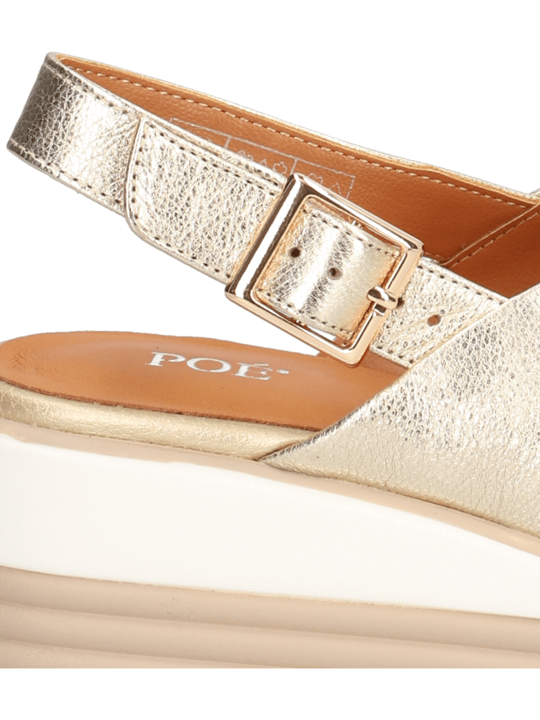 POE-Glattleder-Sandale