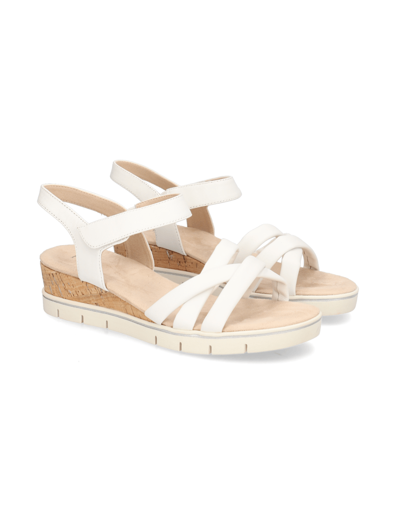 POE-hladká-kůže-sandály-na-klínku-bílá