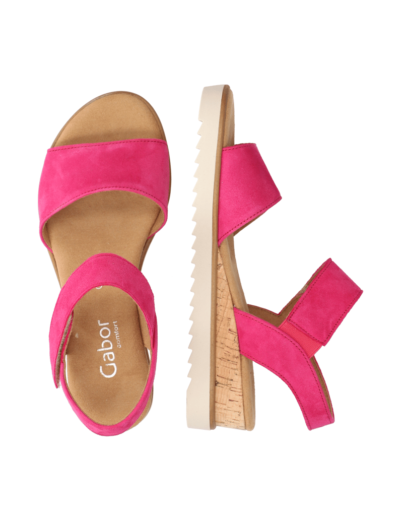 Gabor-Veloursleder-Sandale-grau