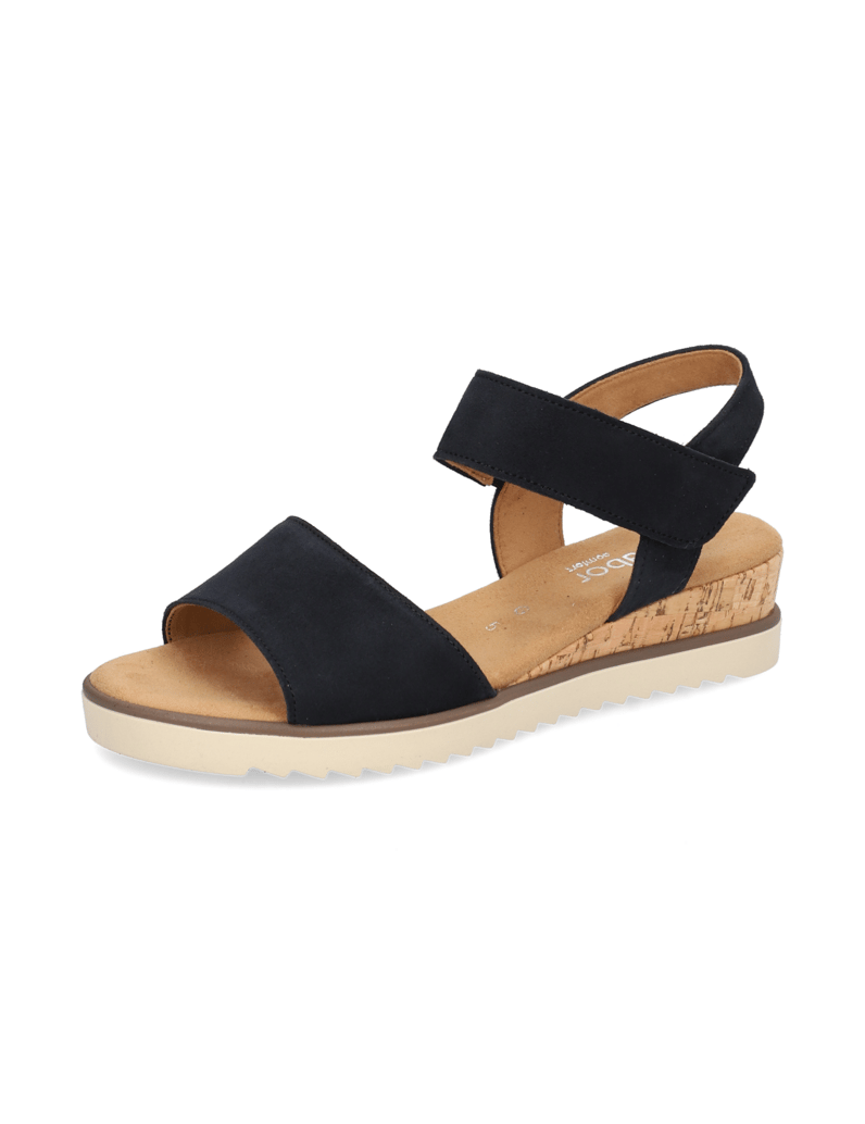 Gabor-Veloursleder-Sandale-grau