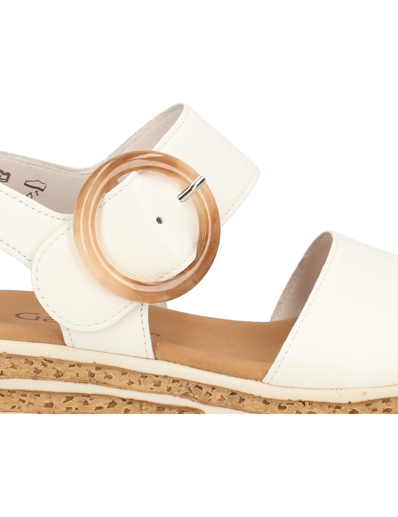 Gabor-hladká-kůže-sandály-bílá