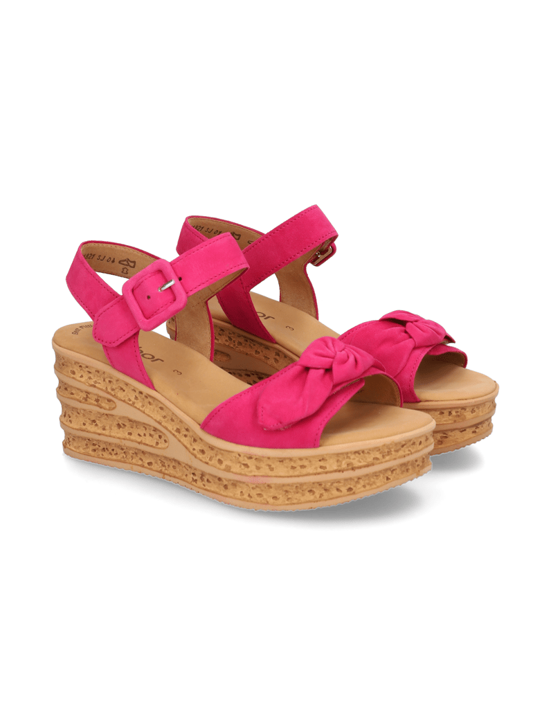 Gabor-Veloursleder-Keilsandale-pink