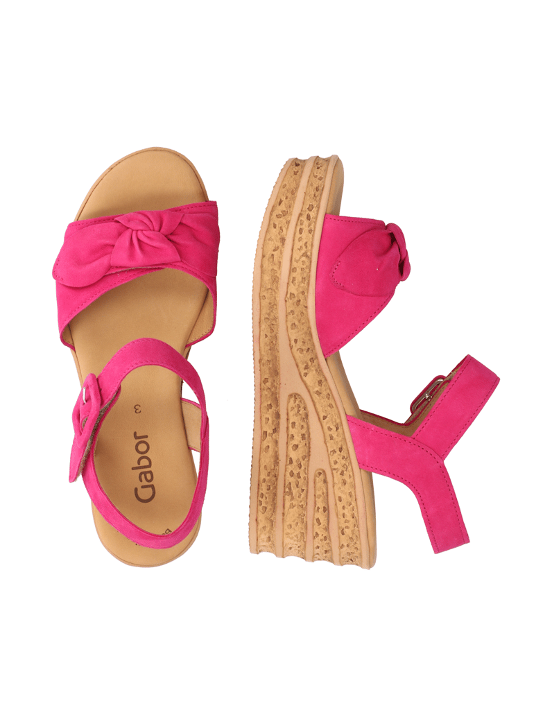 Gabor-Veloursleder-Keilsandale-pink