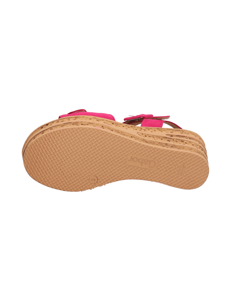 Gabor-Veloursleder-Keilsandale-pink