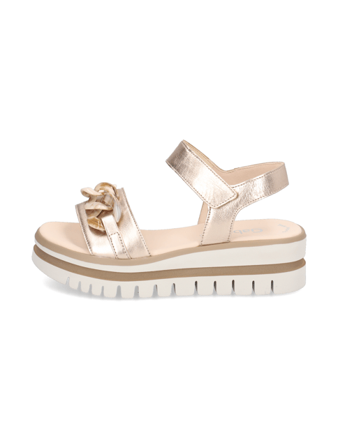 

hladká kůže sandály, Stříbrná