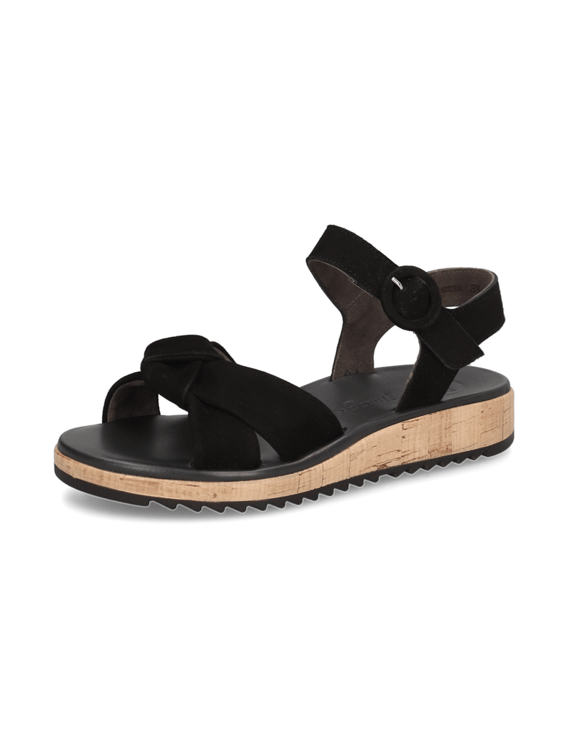 PAUL-GREEN-Veloursleder-Sandale-beige