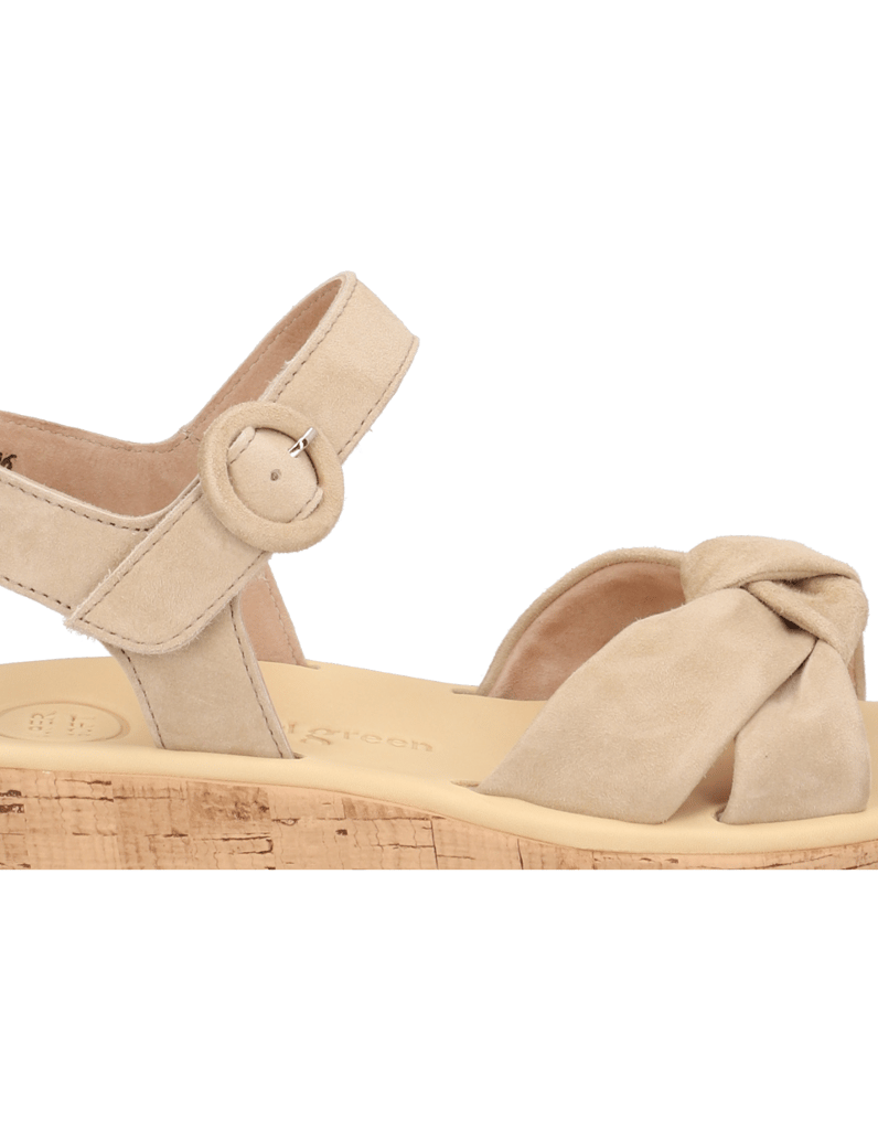 PAUL-GREEN-Veloursleder-Sandale-beige