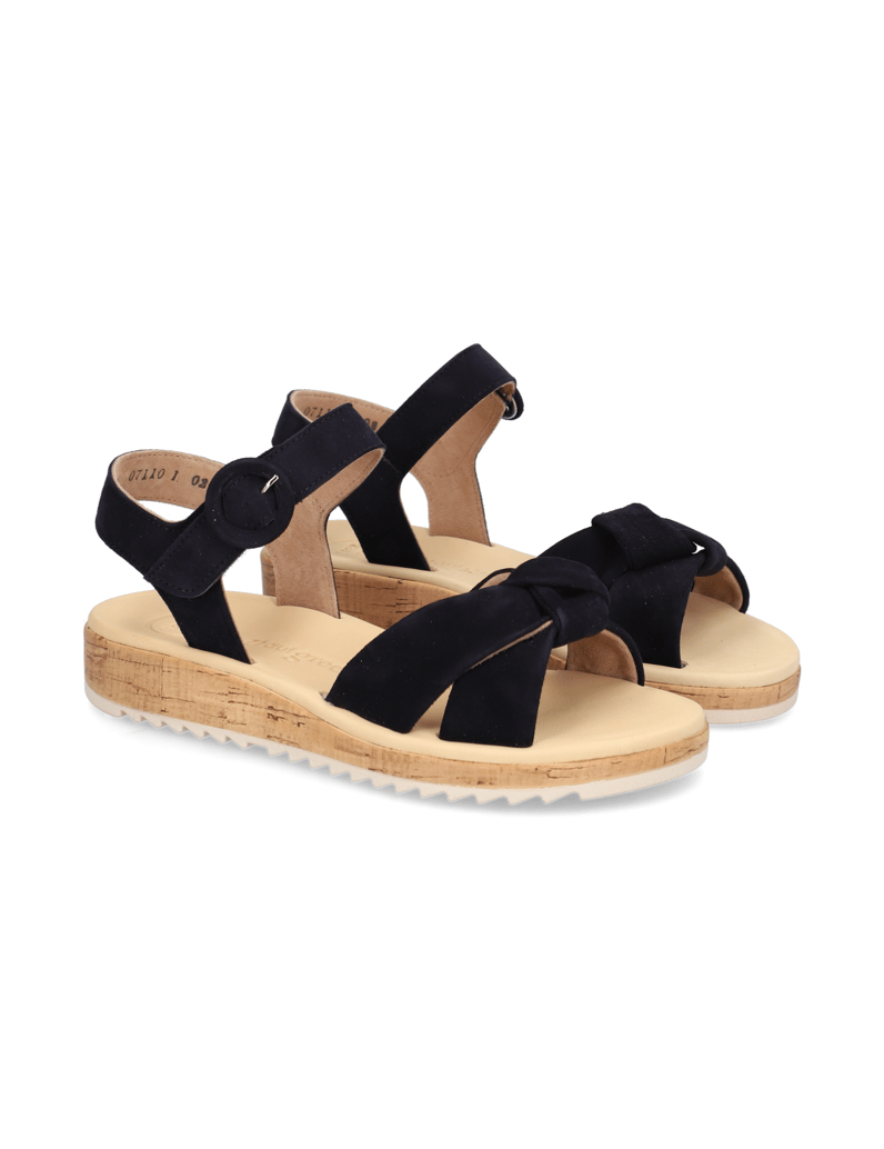 PAUL-GREEN-Veloursleder-Sandale-beige