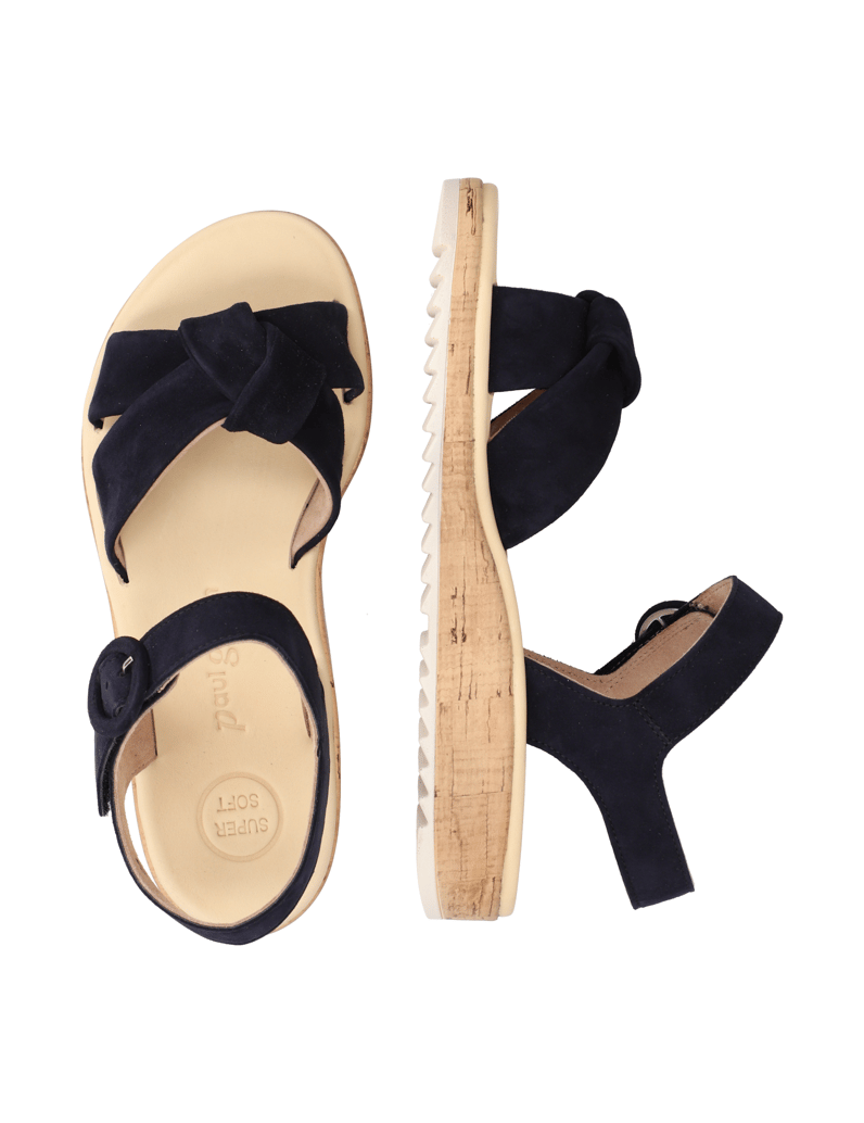 PAUL-GREEN-Veloursleder-Sandale-beige