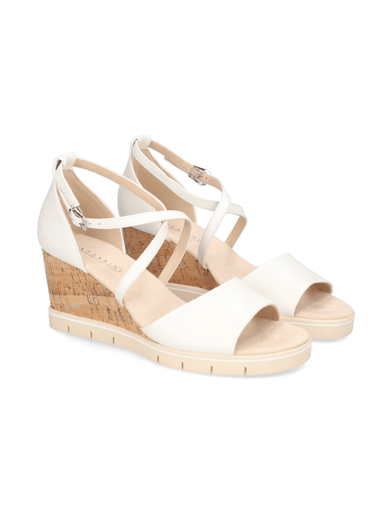 Lazzarini-Glattleder-Keilsandale-schwarz