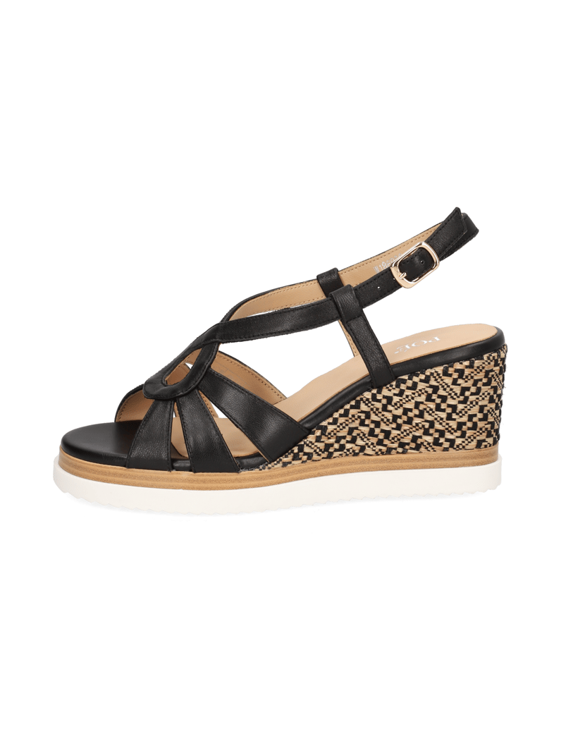 POE-hladká-kůže-sandály-na-klínku-černá