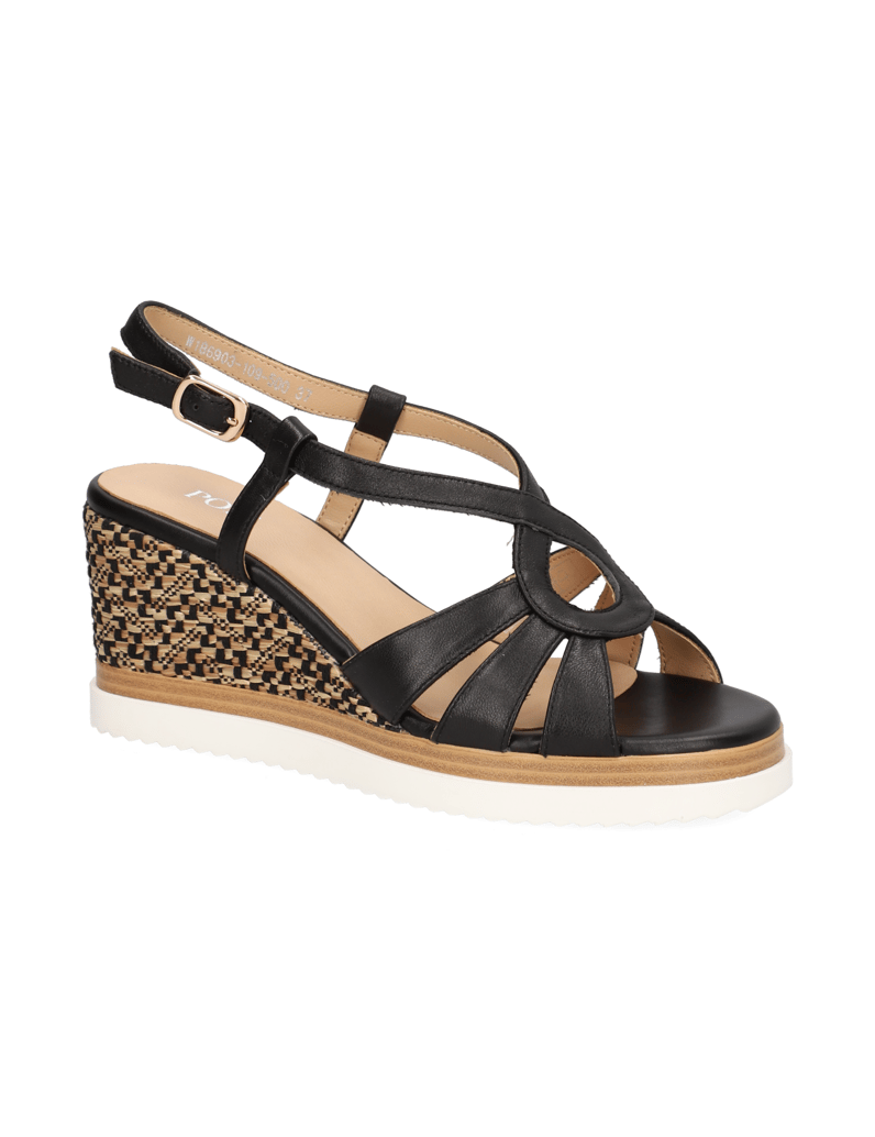 POE-hladká-kůže-sandály-na-klínku-černá