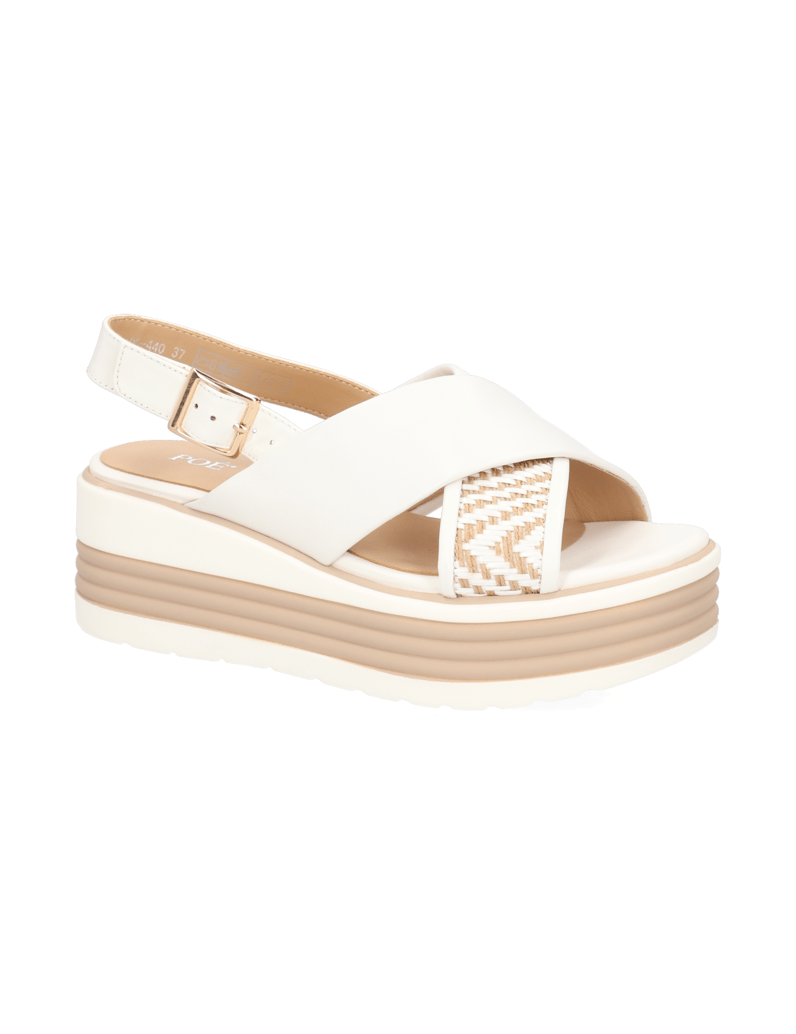 POE-Lederkombination-Sandale-weiss