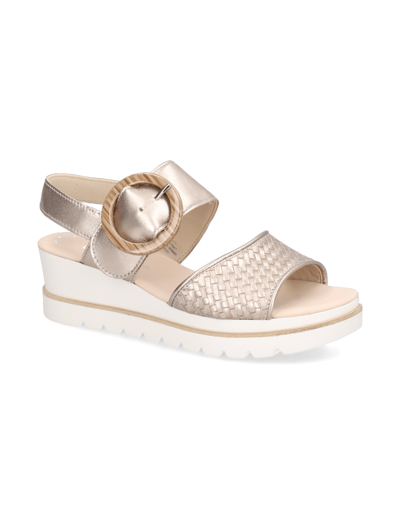 Gabor-Glattleder-Sandale-gold