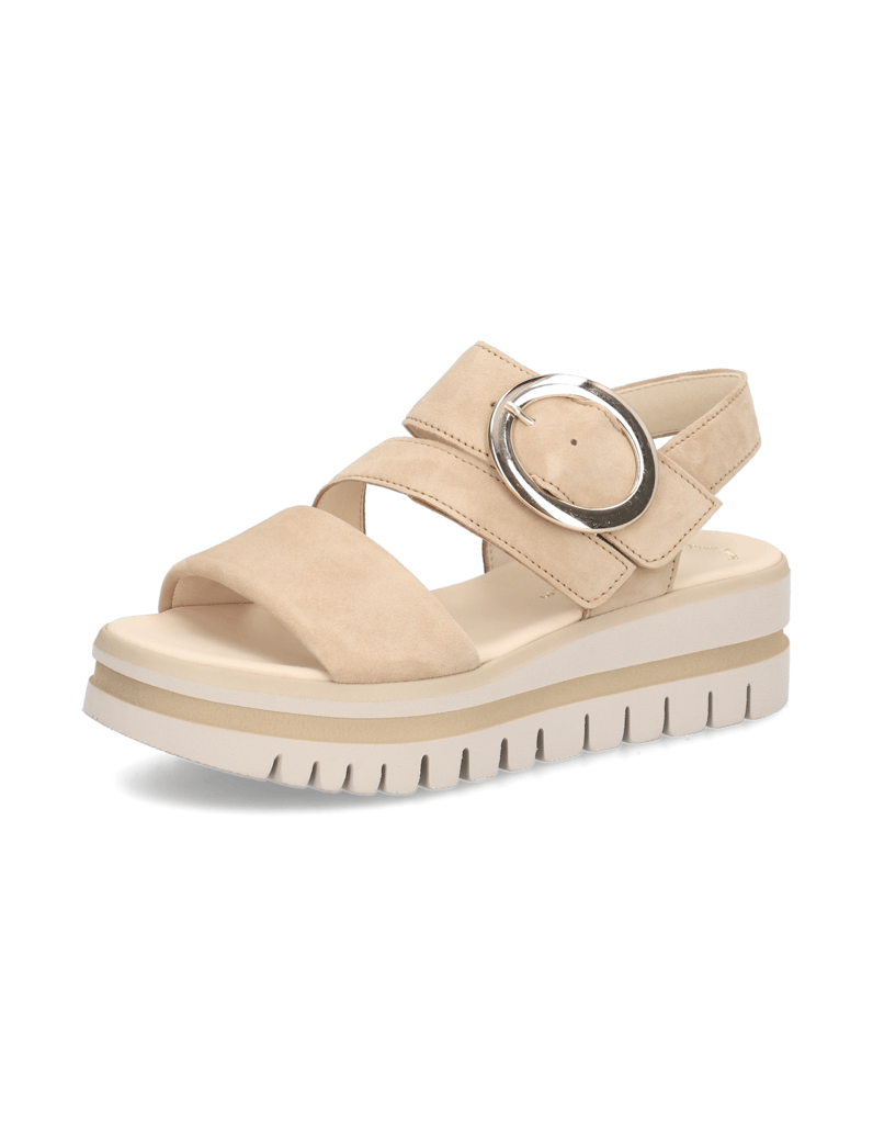 Gabor-Lederkombination-Sandale-beige