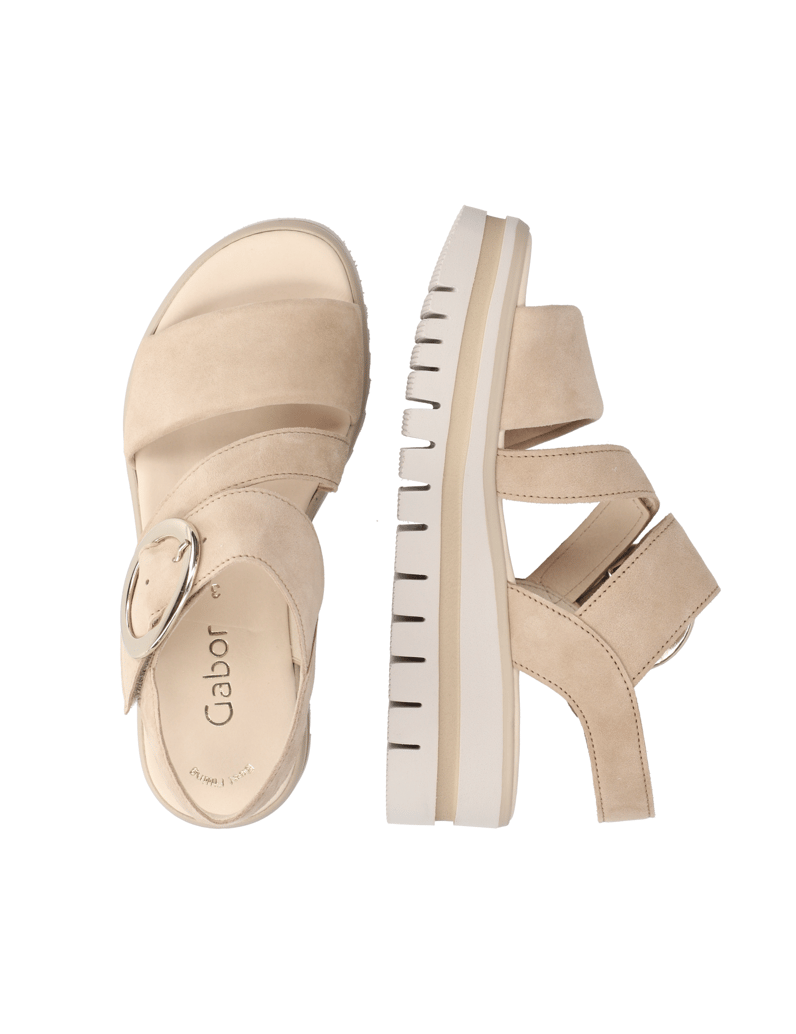 Gabor-Lederkombination-Sandale-beige