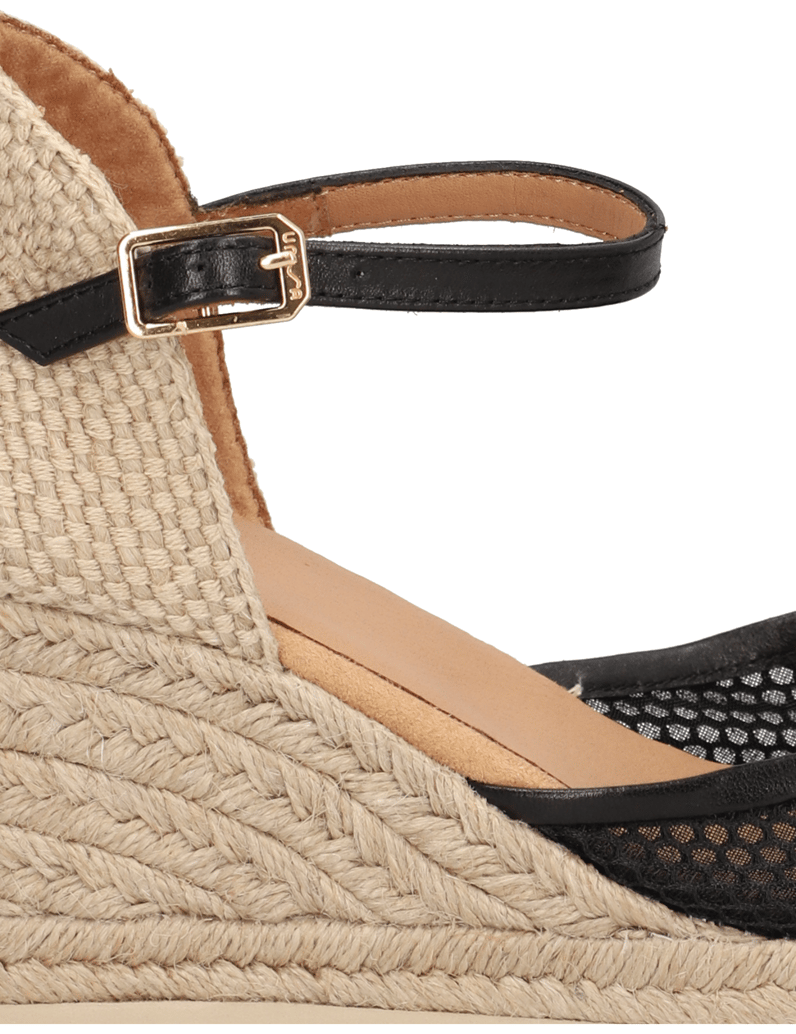 Unisa-Textil-Keilsandale-schwarz