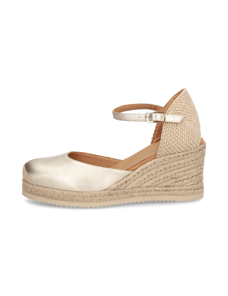 Unisa-hladká-koža-sandále-na-klinovom-podpätku-zlatá