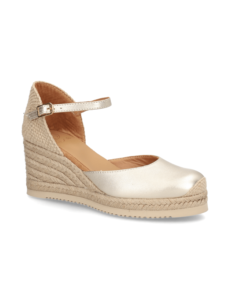 Unisa-hladká-koža-sandále-na-klinovom-podpätku-zlatá