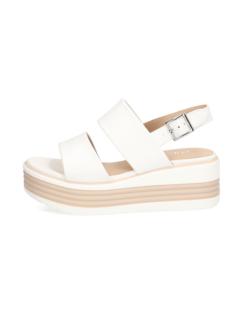 POE-hladká-kůže-sandály-bílá