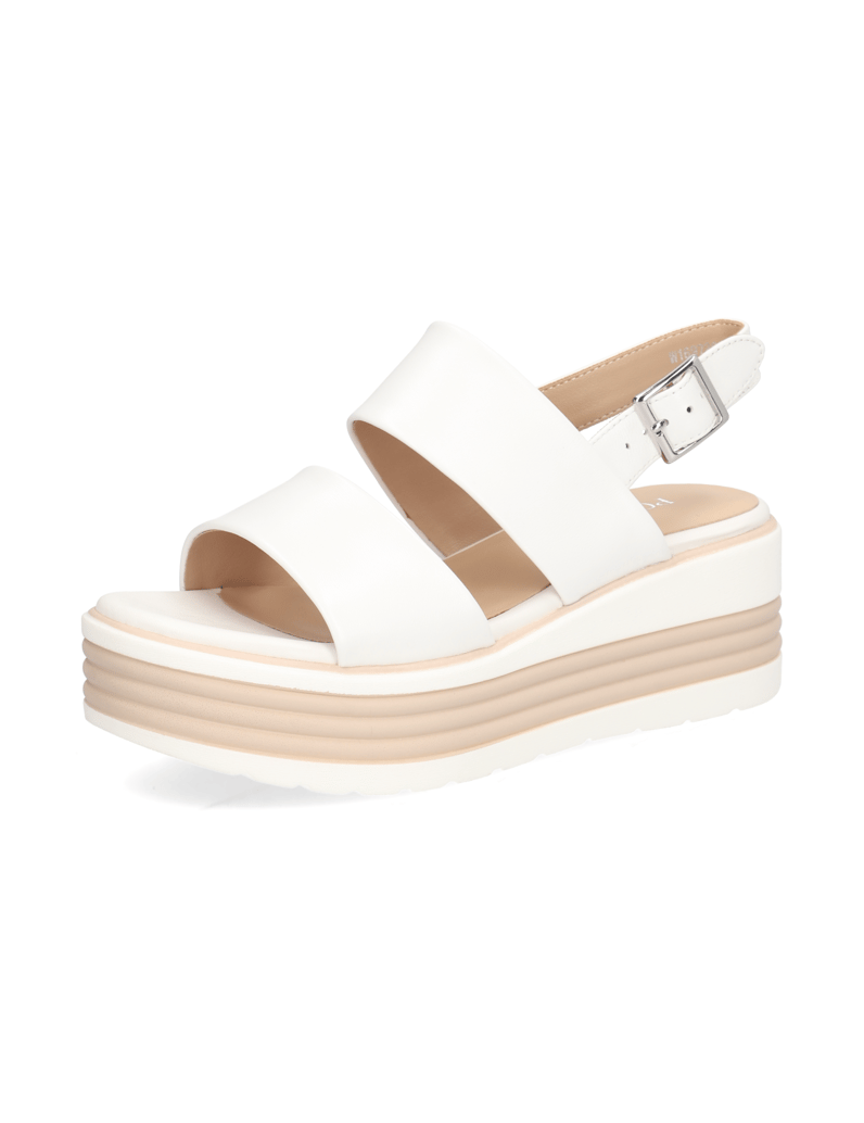 POE-hladká-kůže-sandály-bílá