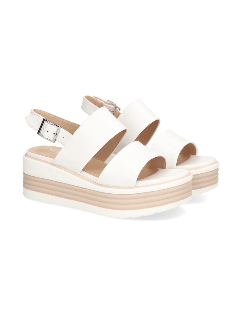 POE-hladká-kůže-sandály-bílá