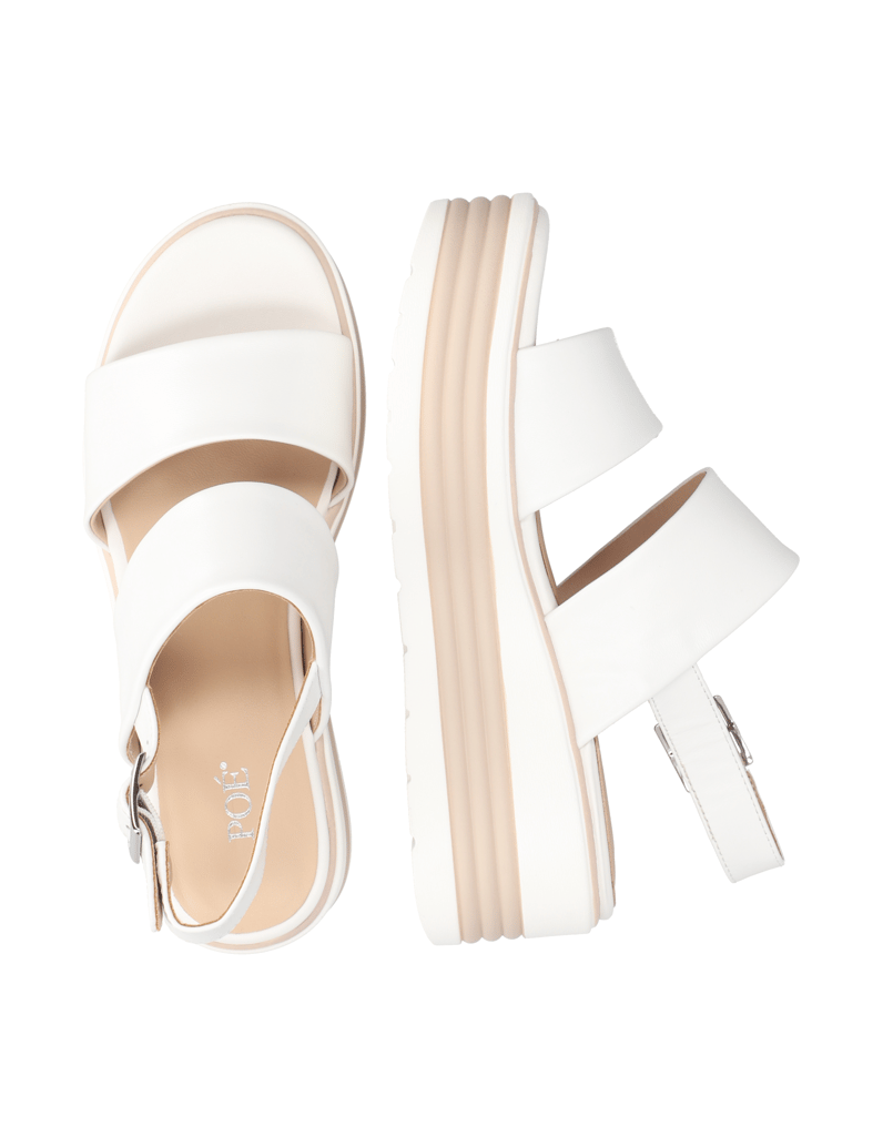 POE-hladká-kůže-sandály-bílá