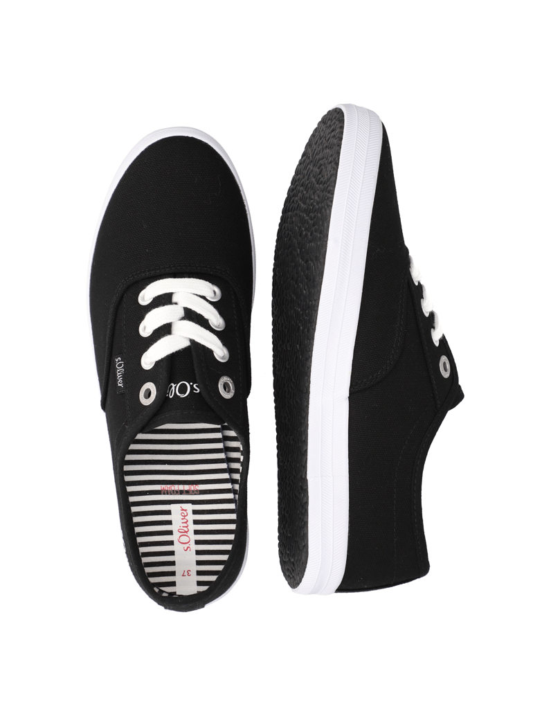 S.Oliver-Canvas-Sneaker-černá