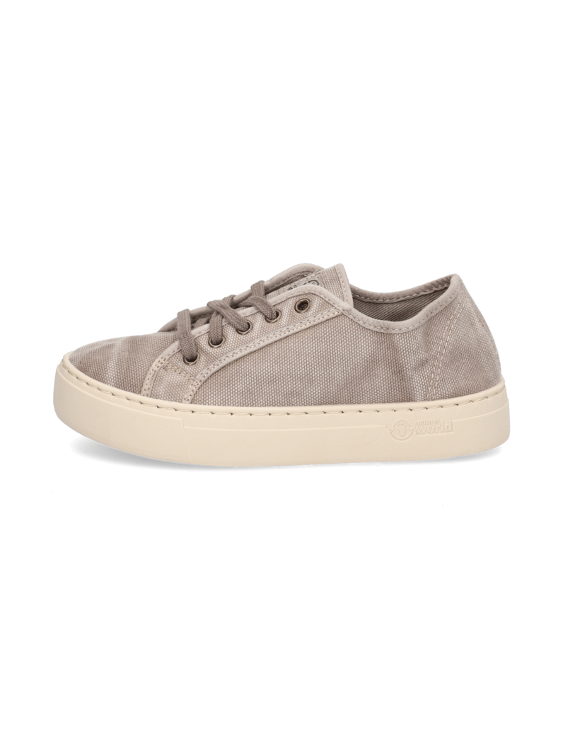 Natural-World-Baumwolle-Sneaker-grau