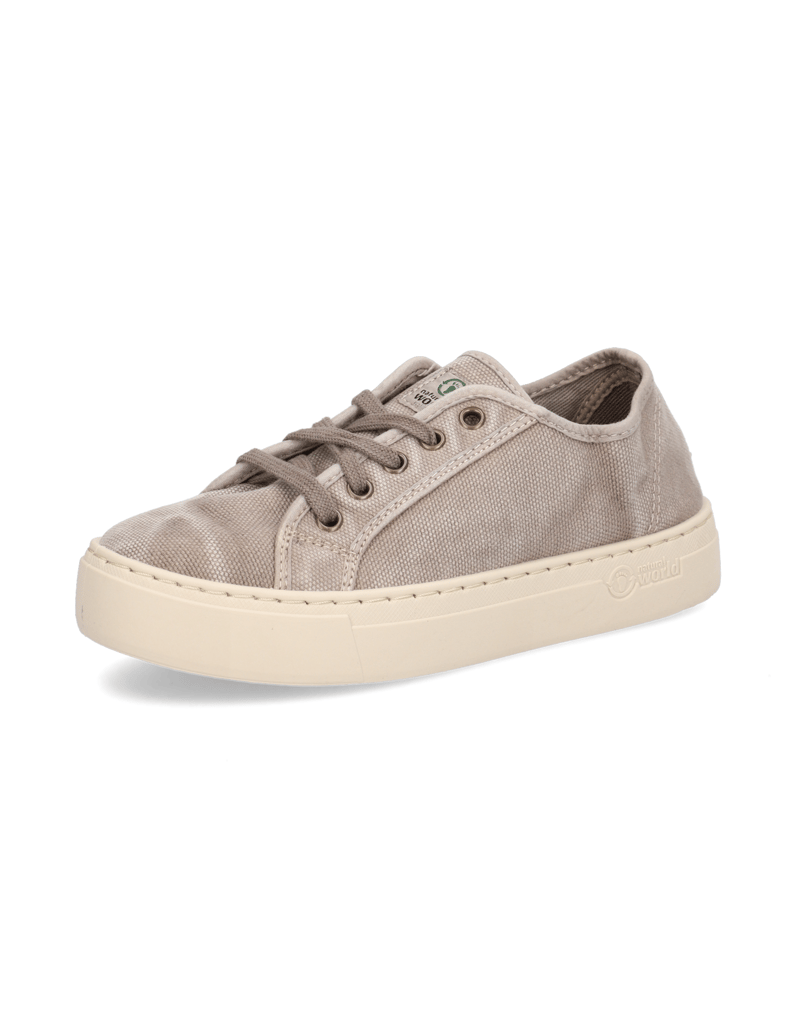 Natural-World-Baumwolle-Sneaker-grau