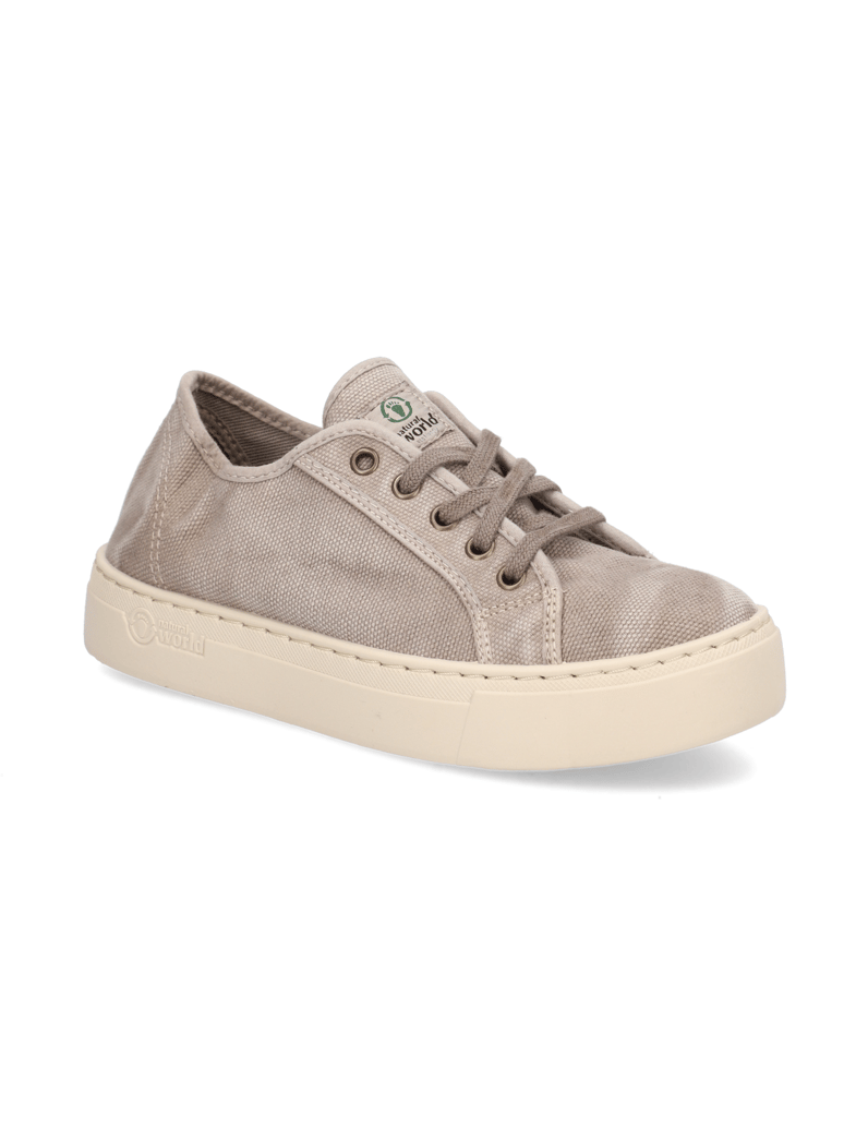 Natural-World-Baumwolle-Sneaker-grau