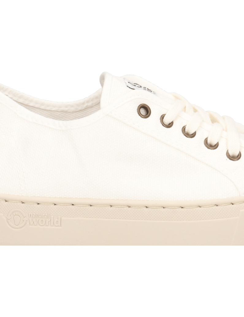 Natural-World-Baumwolle-Sneaker-grau