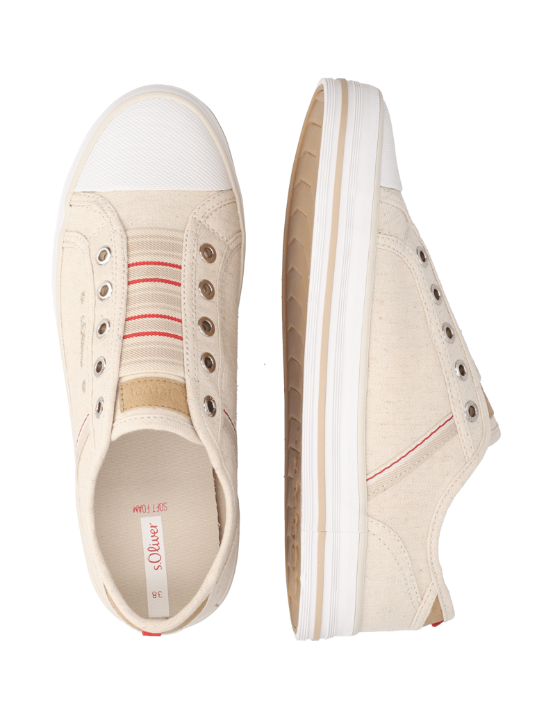 S.Oliver-Textil-Sneaker-grün