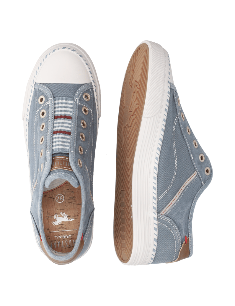 Mustang-textil-tenisky-světle-modrá