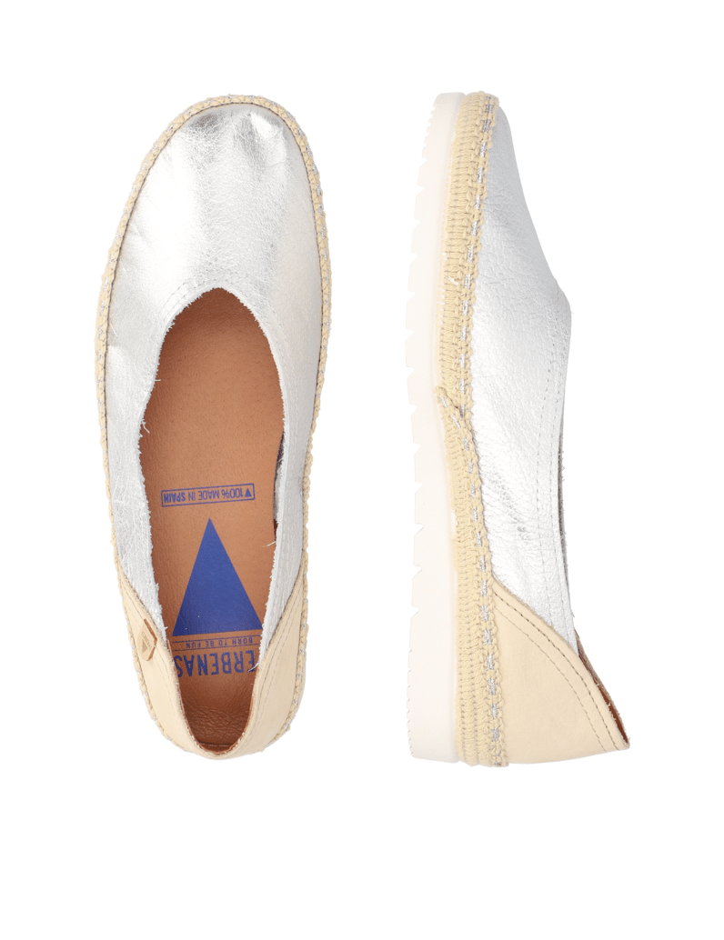 Verbenas-Glattleder-Slipper-sportiv-weiss