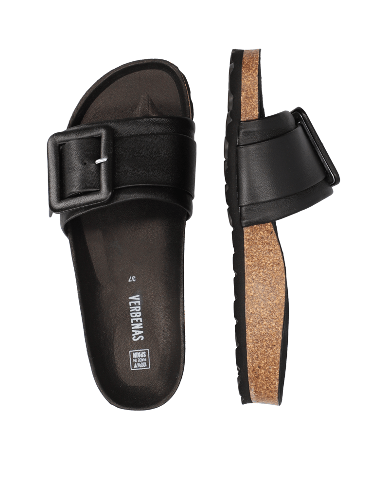 Verbenas-Glattleder-Pantoffel