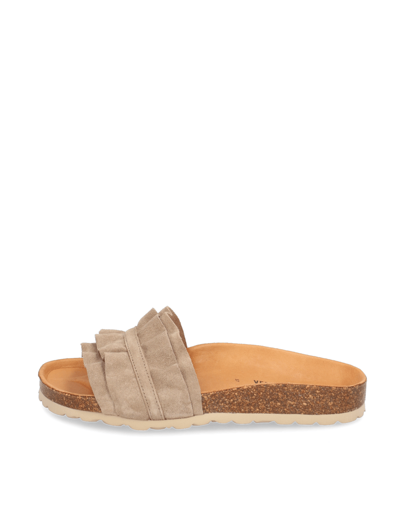 Verbenas-Veloursleder-Pantoffel-schwarz