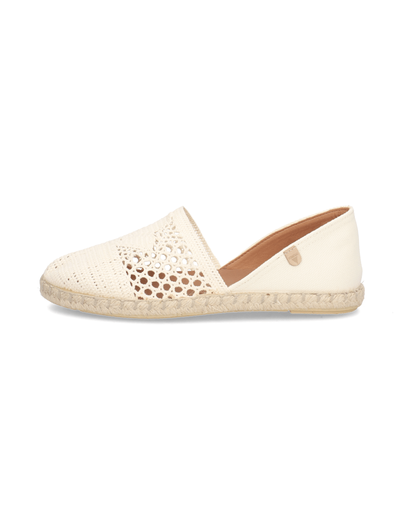 Verbenas-Veloursleder-Espadrille-bílá