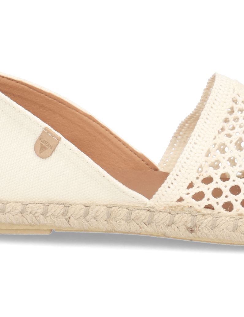 Verbenas-Veloursleder-Espadrille-bílá