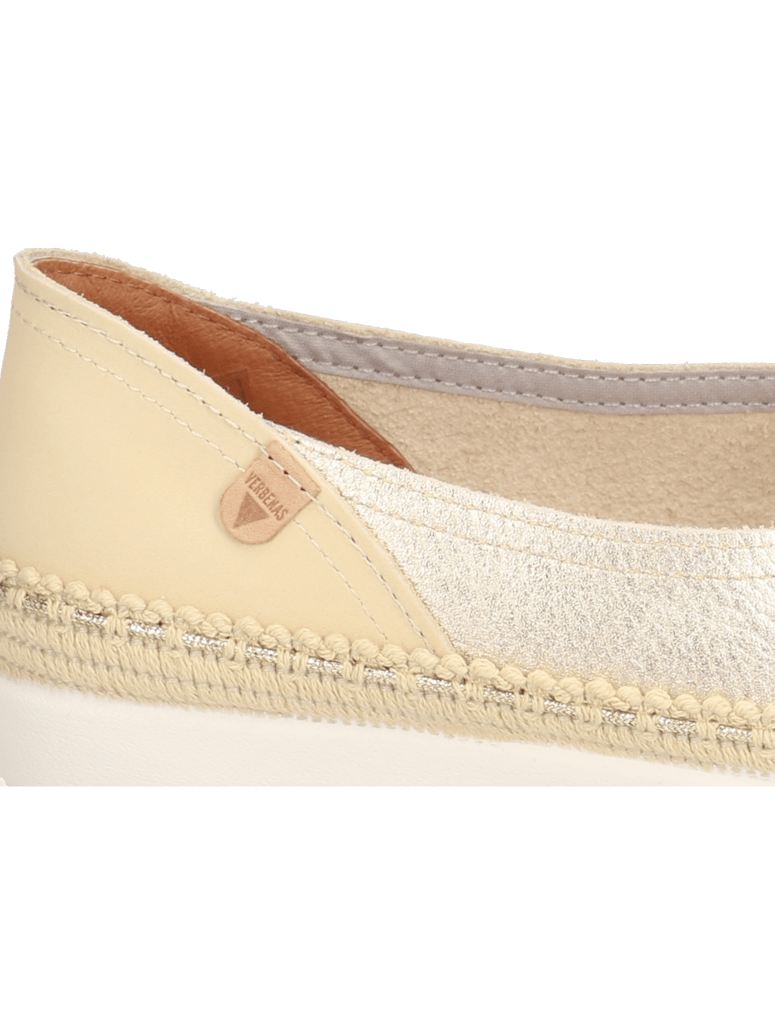 Verbenas-gladko-usnje-slip-on-obutev-zlata