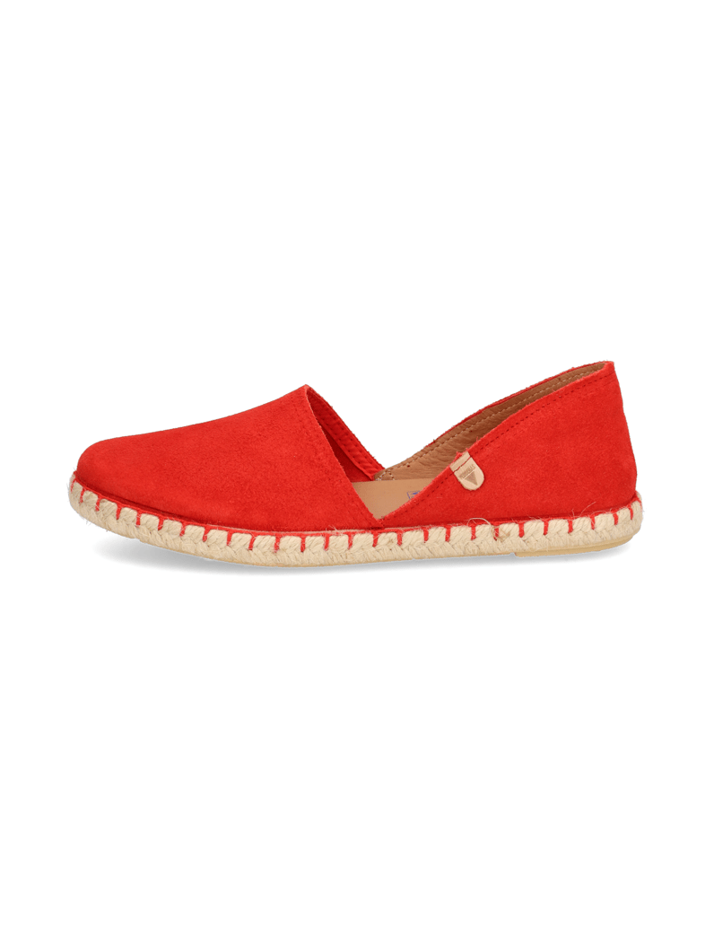 Verbenas-Veloursleder-Espadrille-rot