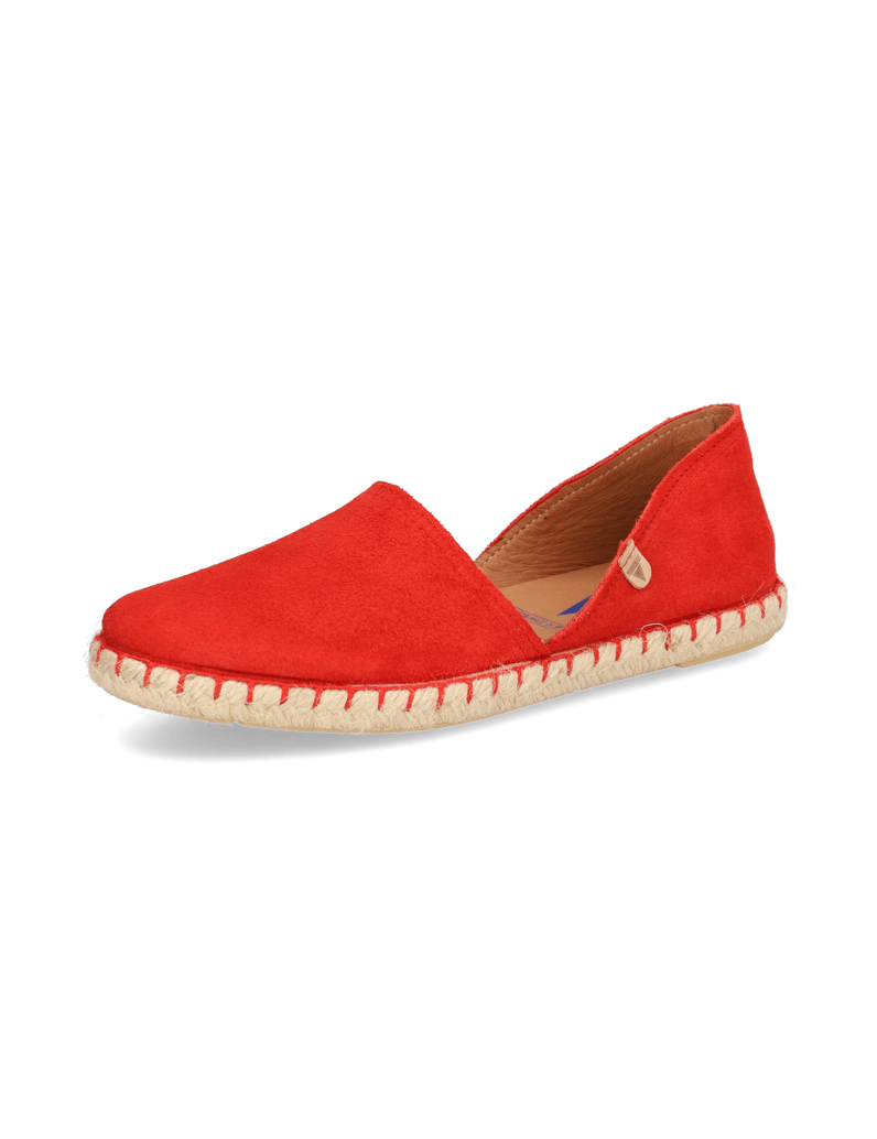 Verbenas-Veloursleder-Espadrille-rot
