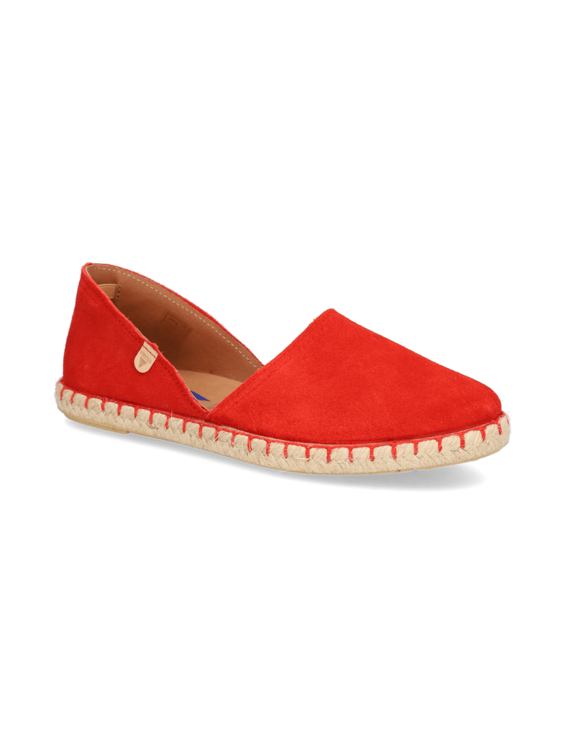 Verbenas-Veloursleder-Espadrille-rot