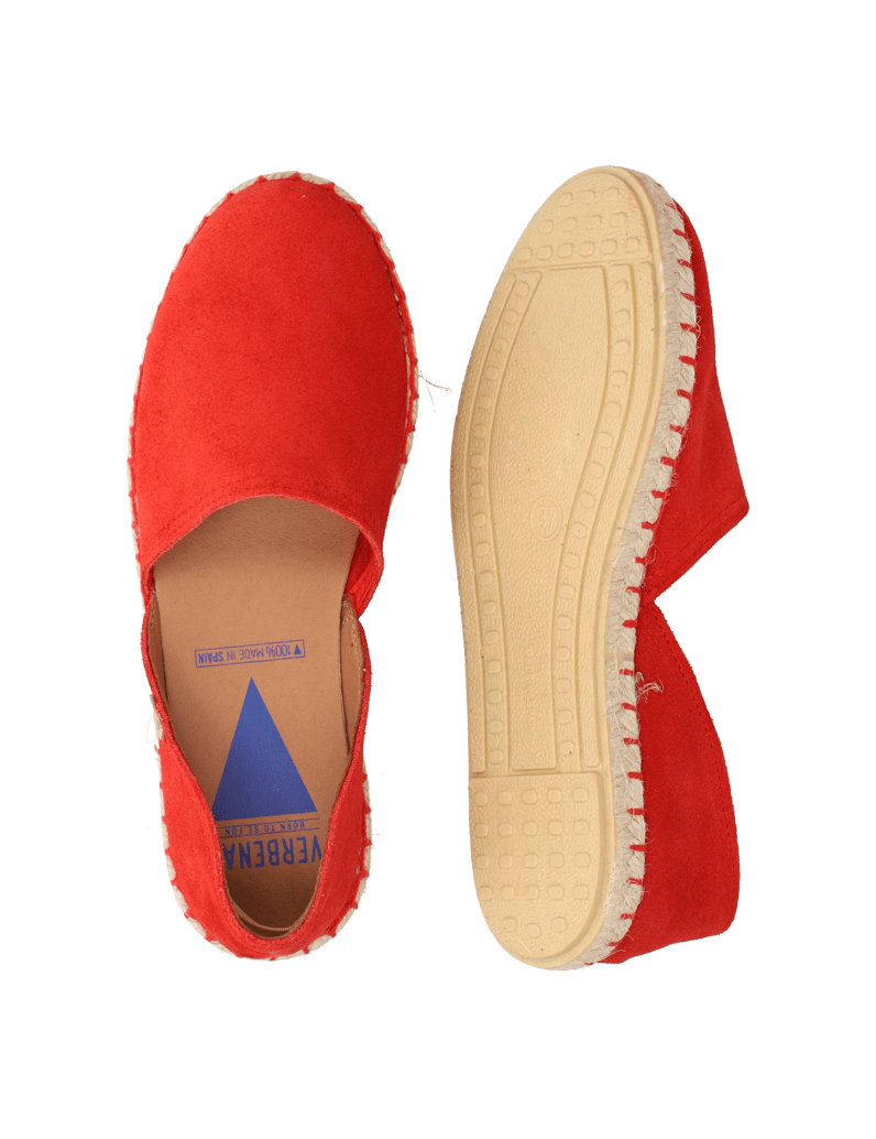 Verbenas-Veloursleder-Espadrille-rot