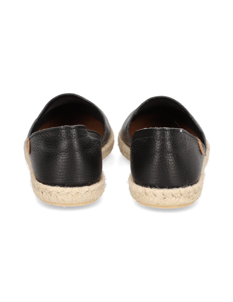 Verbenas-Glattleder-Espadrille-schwarz