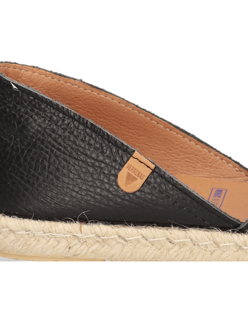 Verbenas-Glattleder-Espadrille-schwarz