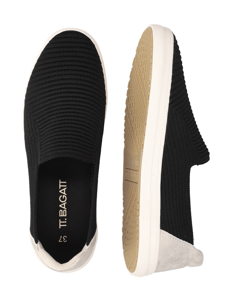 TT.-BAGATT-tekstil-športni-mokasini-črna