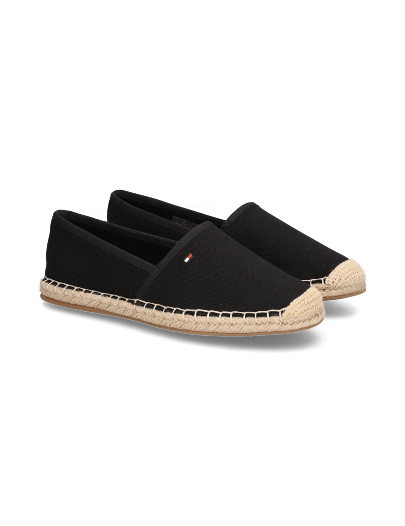 Tommy-Hilfiger-FLAG-CANVAS-ESPADRILLE-čierna
