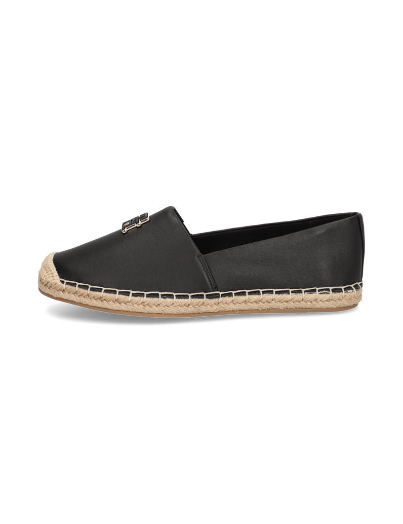 Tommy-Hilfiger-TH-LOGO-LEATHER-ESPADRILLE-schwarz
