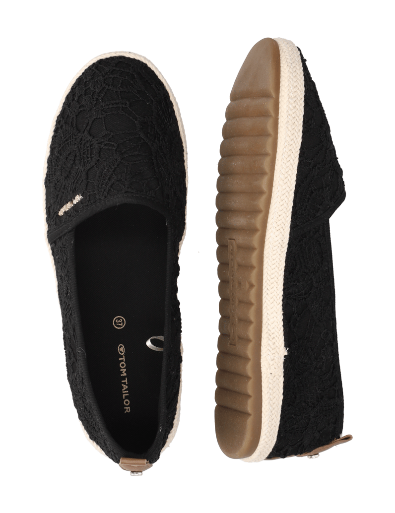 Tom-Tailor-Textil-Espadrille-schwarz